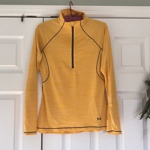 Yellow Under Armour  Q-zip